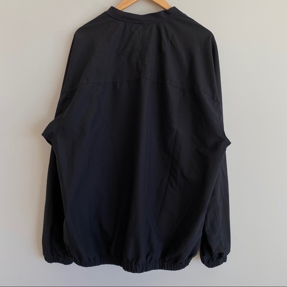 FOOTJOY FJ Golf Pullover Jacket Black Elastic Waist Pockets Men's Size XL - Picture 2 of 9